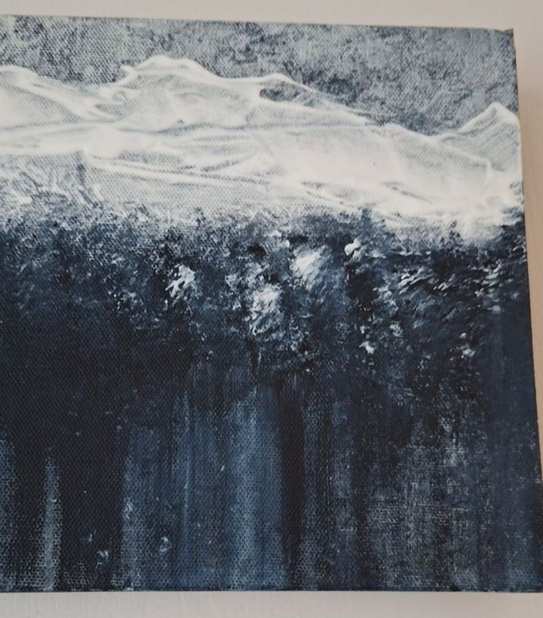 Dipinti: Winterlandschaft  Gemälde  Handgemalt 20×80 – Nuovo (secondo la descrizione) da Riehen venduto da Steinbock1970 7