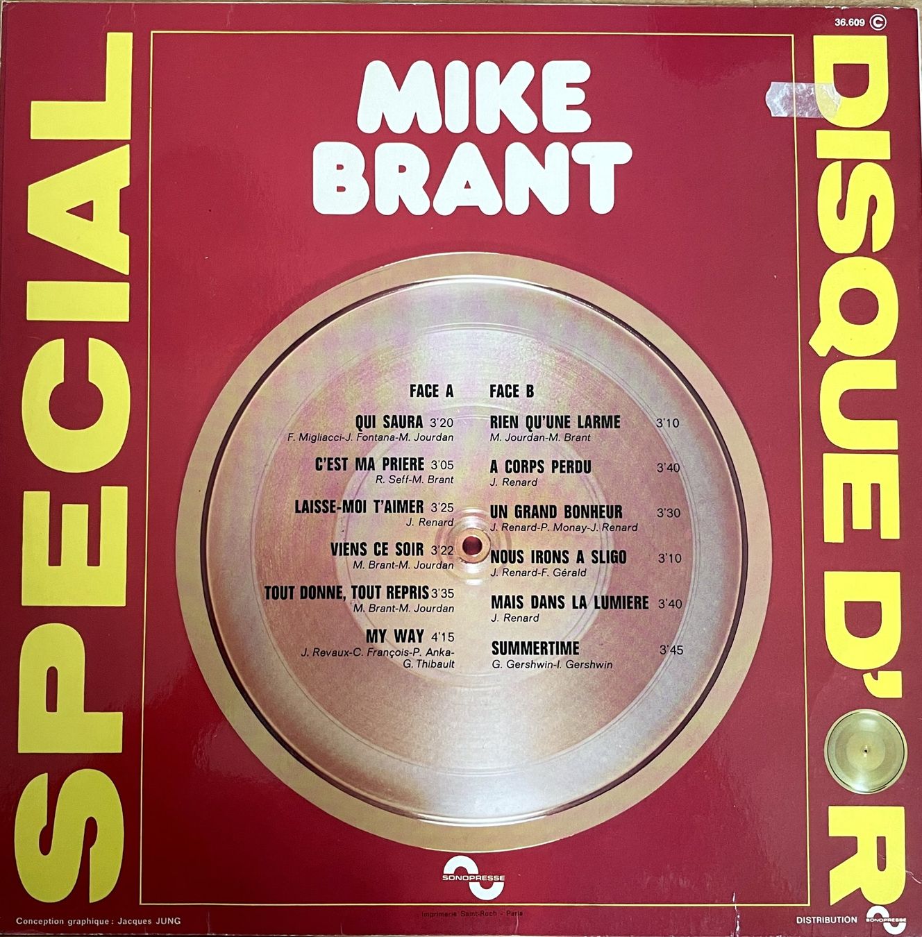 Dischi in vinile: Mike Brant - Spécial disque d'or – Usato da Savagnier venduto da Ne2065 1
