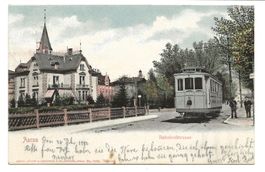 Aarau (AG) Bahnhofstrasse - Tram - 1902 - rare Topkarte !