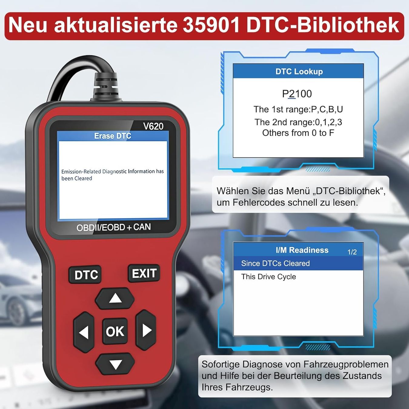 Misurare: OBD2 Diagnosegerät Fehlercode Leser – Nuovo e nell'imballaggio originale da Hundwil venduto da pac_6jh8 3