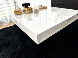 Tofteryd İkea White Coffee Table - Chic Living Room