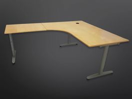 IKEA Galant Eck-Schreibtisch mit Verlängerung