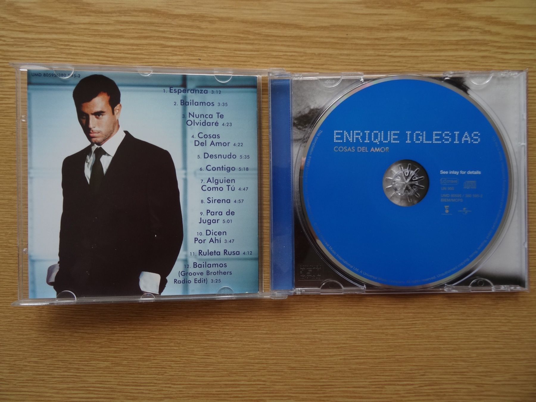 CDs: Enrique Iglesias Cosas del amor CD – Gebraucht aus Zürich von burdan 2