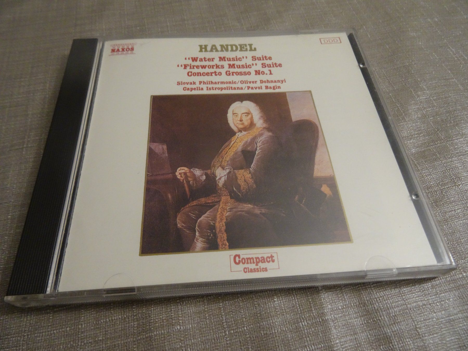CDs: Handel CD - Wassermusik/Feuerwerksmusik CD – Gebraucht aus Olten von Disc-Ausverkauf