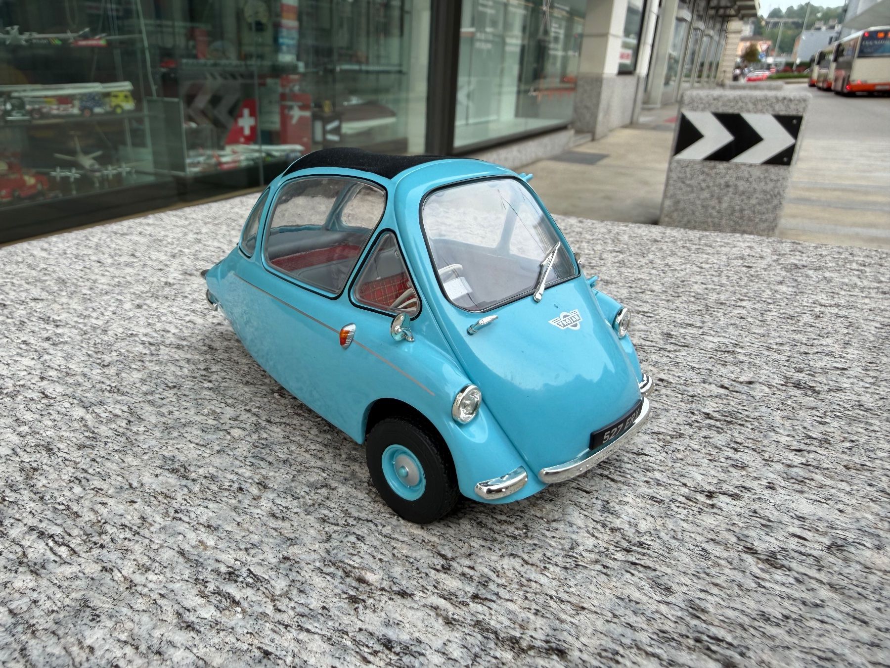 Modellini d'auto: Oxford 1:18 Trojan Heinkel – Usato da Chiasso venduto da Carrara-Modellismo