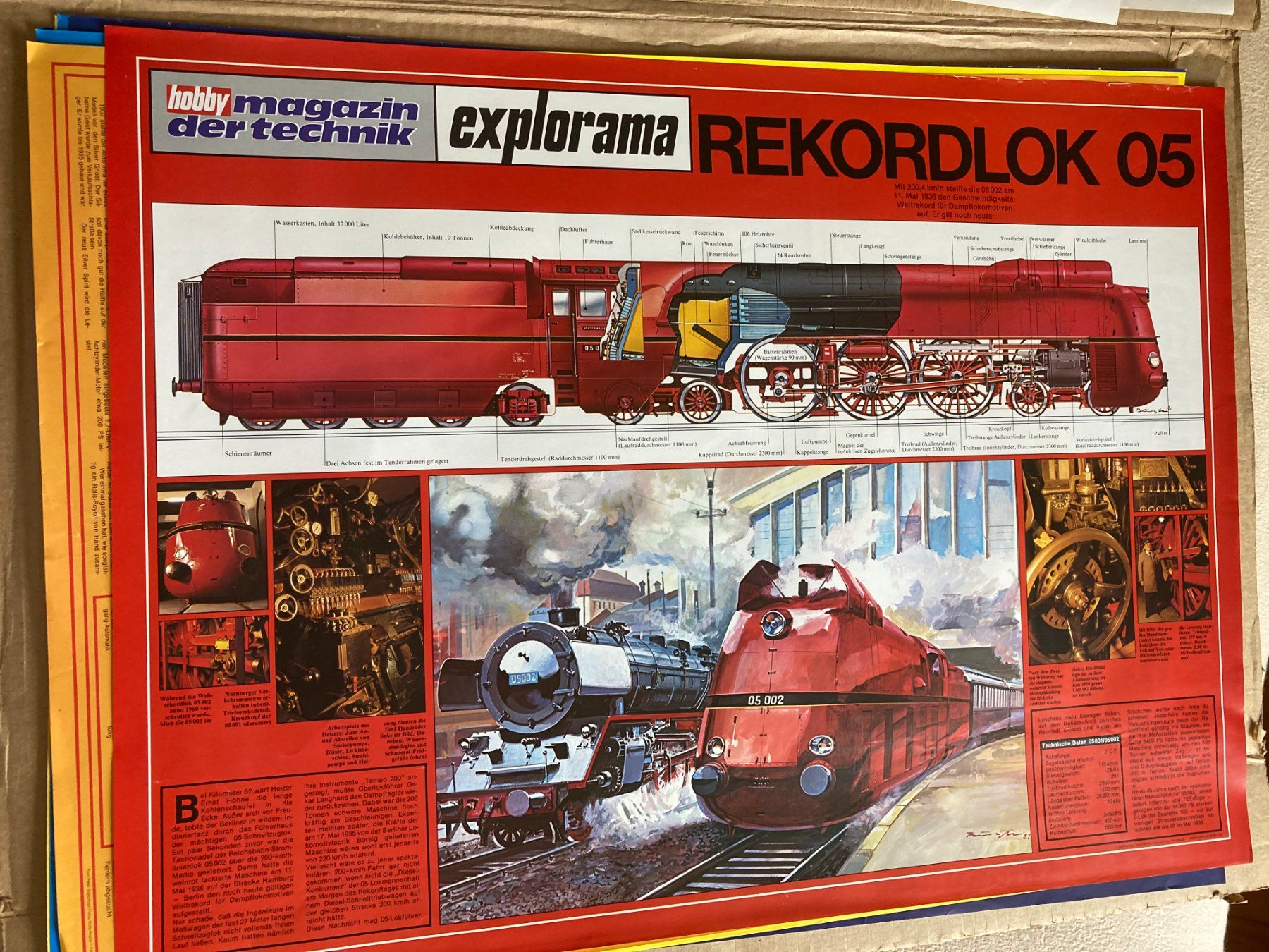 Posters & Illustrations: Explorama / Plakate von hobby-Verlag / div. 10 Stk. – D'occasion à Herzogenbuchsee par Emmenthaler 4