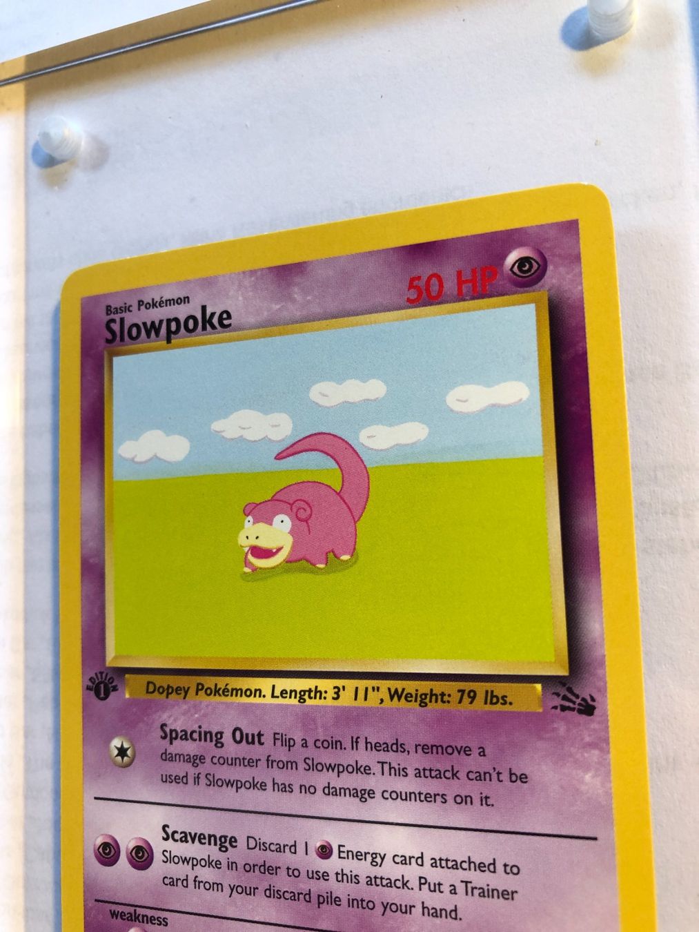 Sammelbilder & Trading cards: Slowpoke 1st Fossil - MINT - ab 1.- – Gebraucht aus Giubiasco von dan_pr8b 3