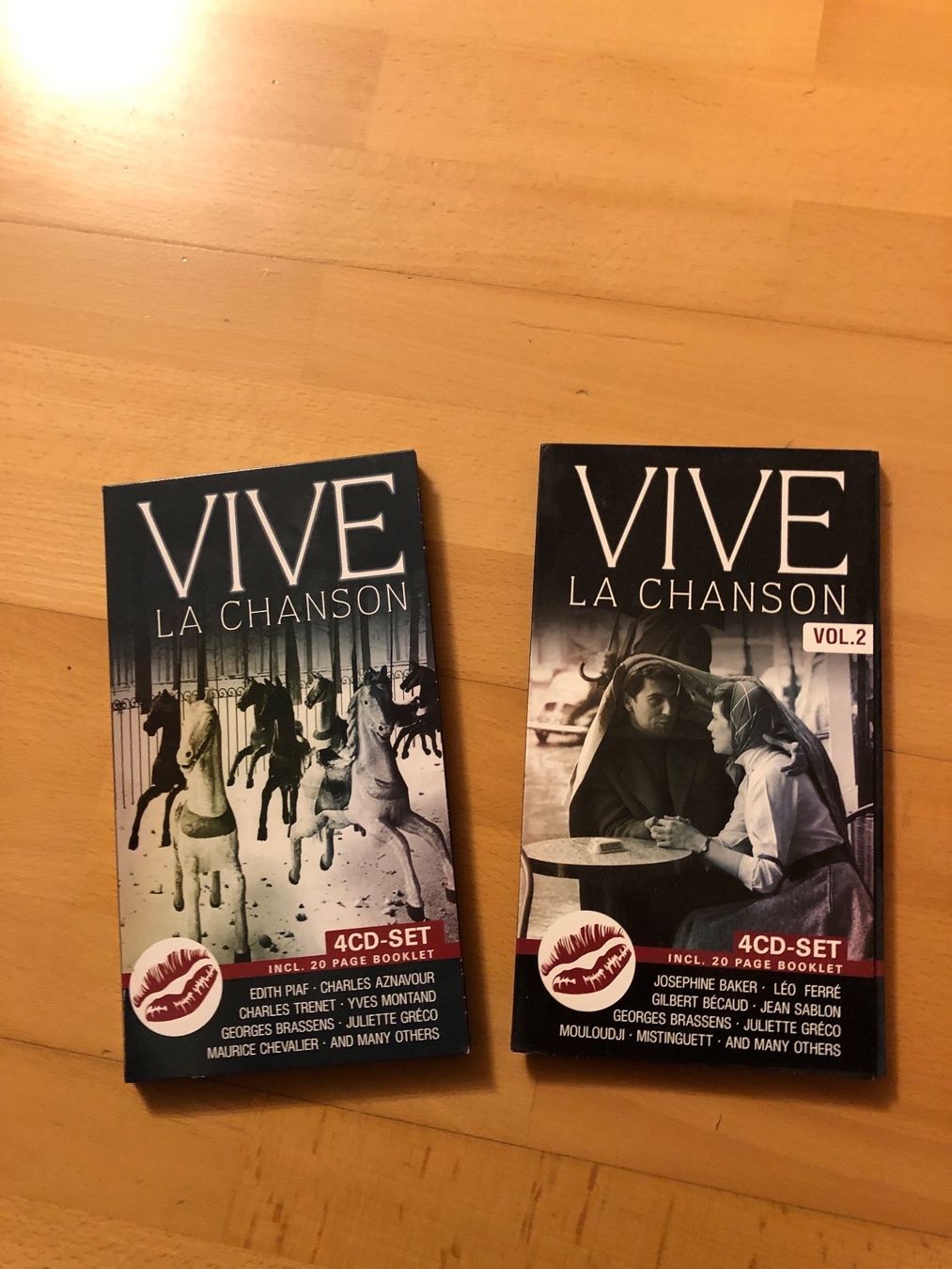 CD: Vive La chanson Vol. 1 und Vol. 2, 8 CD – Usato da Versoix venduto da chr_2rpz