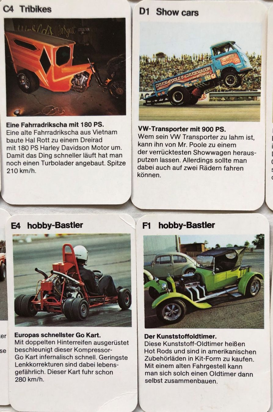 Giochi: Quartett - Verrückte Autos - ASS – Usato da Schaffhausen venduto da durruti 2