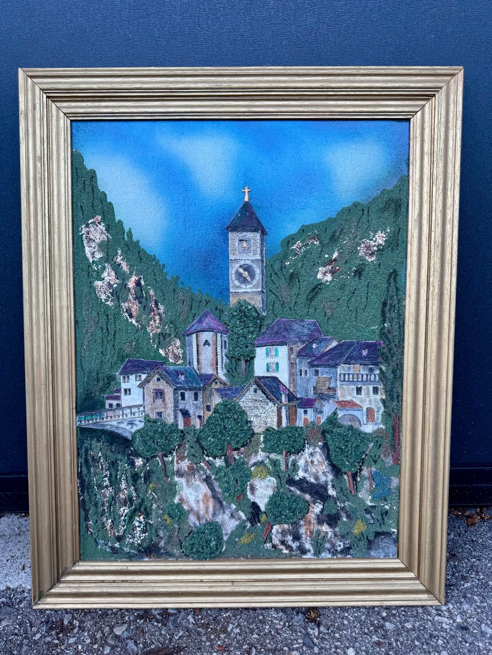 Dipinti: (Öl)Gemälde "Reliefbild, Vintage, 1953, .. – Usato da Romanshorn venduto da eli_88yl
