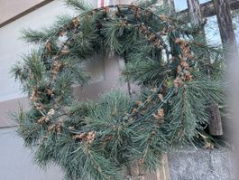 künstlicher Weihnachts Kranz, ca. 50 cm
