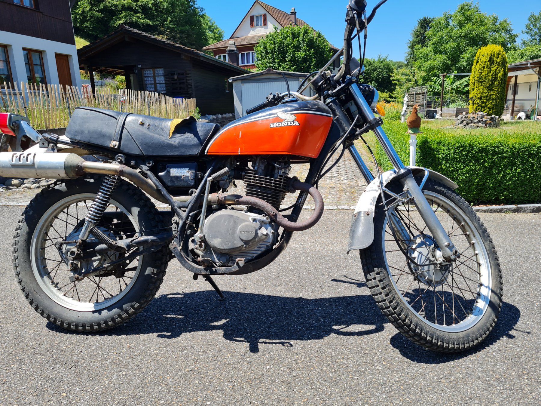 Honda Enduro: Honda XL 250 K3 Oldtimer Veteran Scheunenfund – Gebraucht aus Wynau von  4