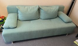Bettsofa in Türkis