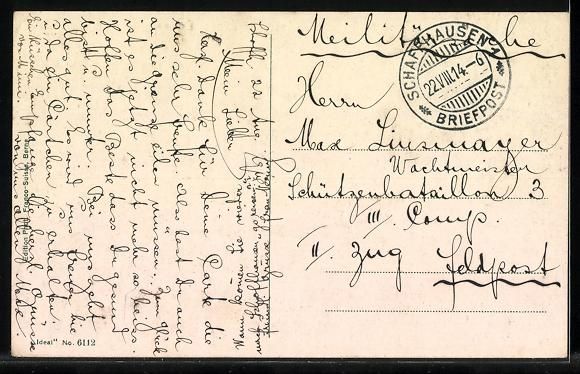 Cartoline postali: AK Schaffhausen, Herrenacker, Imthurneum – Usato da Berlin venduto da bartko-reher 1