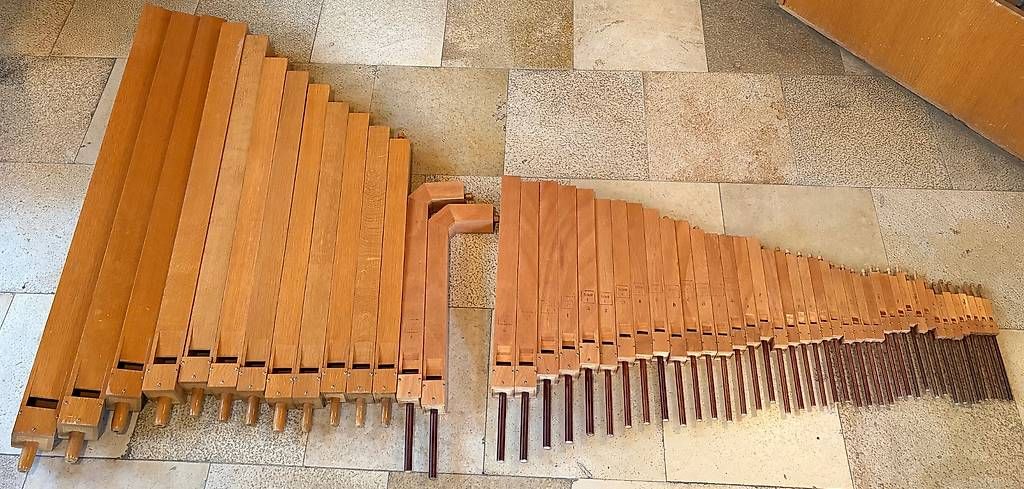 Musikinstrumente: 54 Orgelpfeifen  Gedacht 8' – Gebraucht aus Reinach BL von Luem72