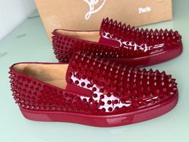 CHRISTIAN LOUBOUTIN Roller Boat Slip On Sneakers 40 NEUE