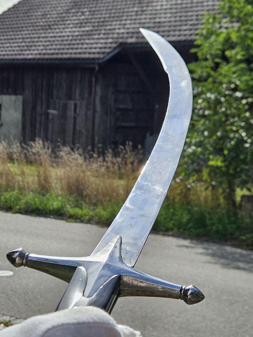 Stichwaffen: KILIC, MAMLUKENSÄBEL, ENGLAND. – Gebraucht aus Maschwanden von OliverM05 7