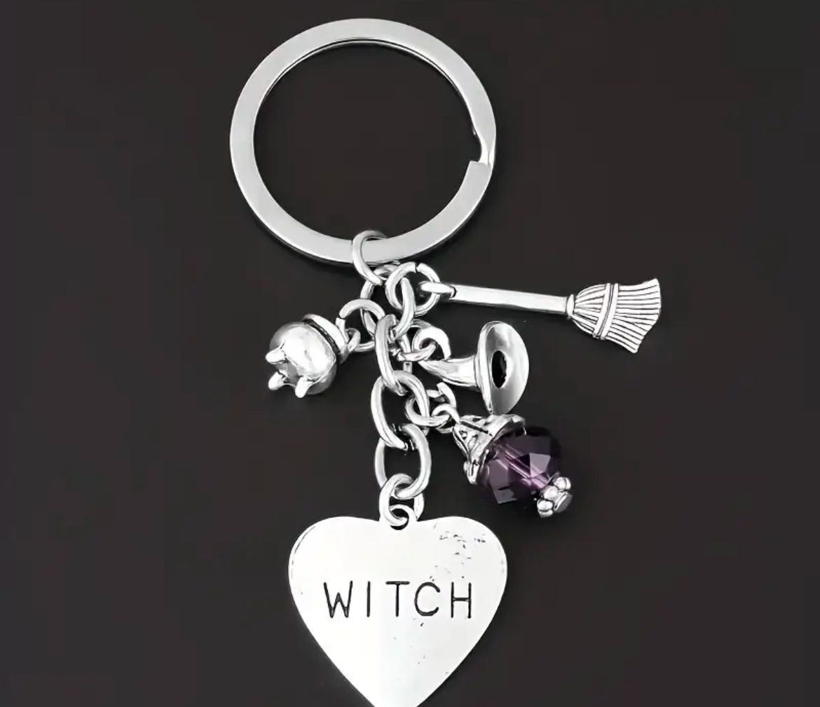 Portachiavi: Schlüsselanhänger "Witch" mit Charms – Nuovo e nell'imballaggio originale da Gams venduto da Mariawicca