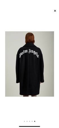 Cappotto Palm Angels nero  taglia S