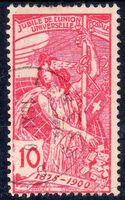 1900 25 JAHRE WELTPOSTVEREIN 10 RP 78B GESTEMPELT - H41