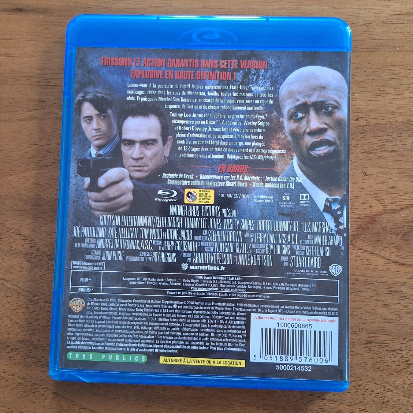 Tutti i DVDs: U.S. Marshals - Bluray – Usato da Porrentruy venduto da Ikoss 1