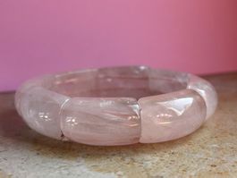 Armband Rosenquarz (20cm)