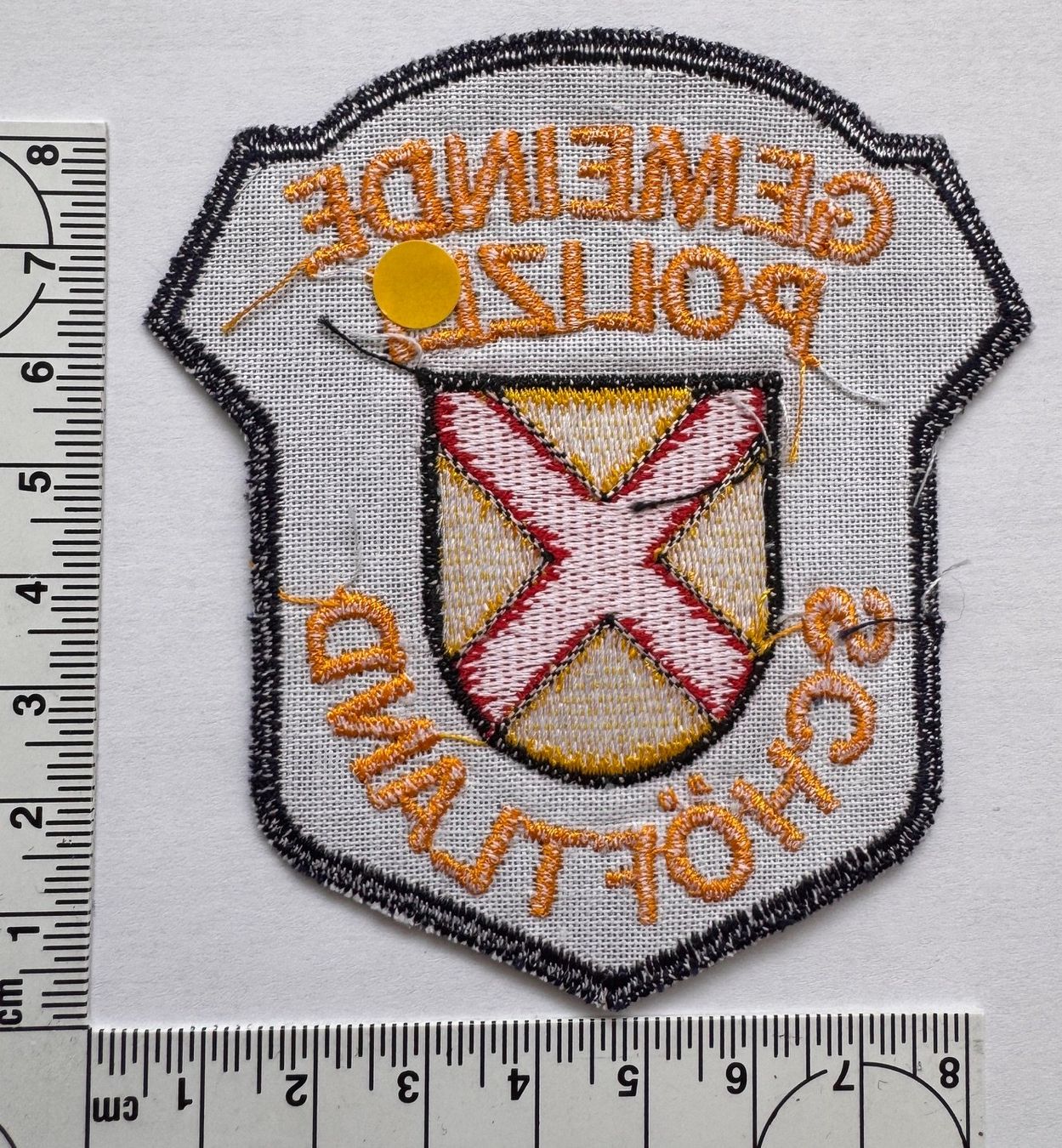 Plaketten & Abzeichen: 1 Polizei Abzeichen Gemeindepolizei Schöftland – Neu (gemäss Beschreibung) aus Zürich von Policepatch 1