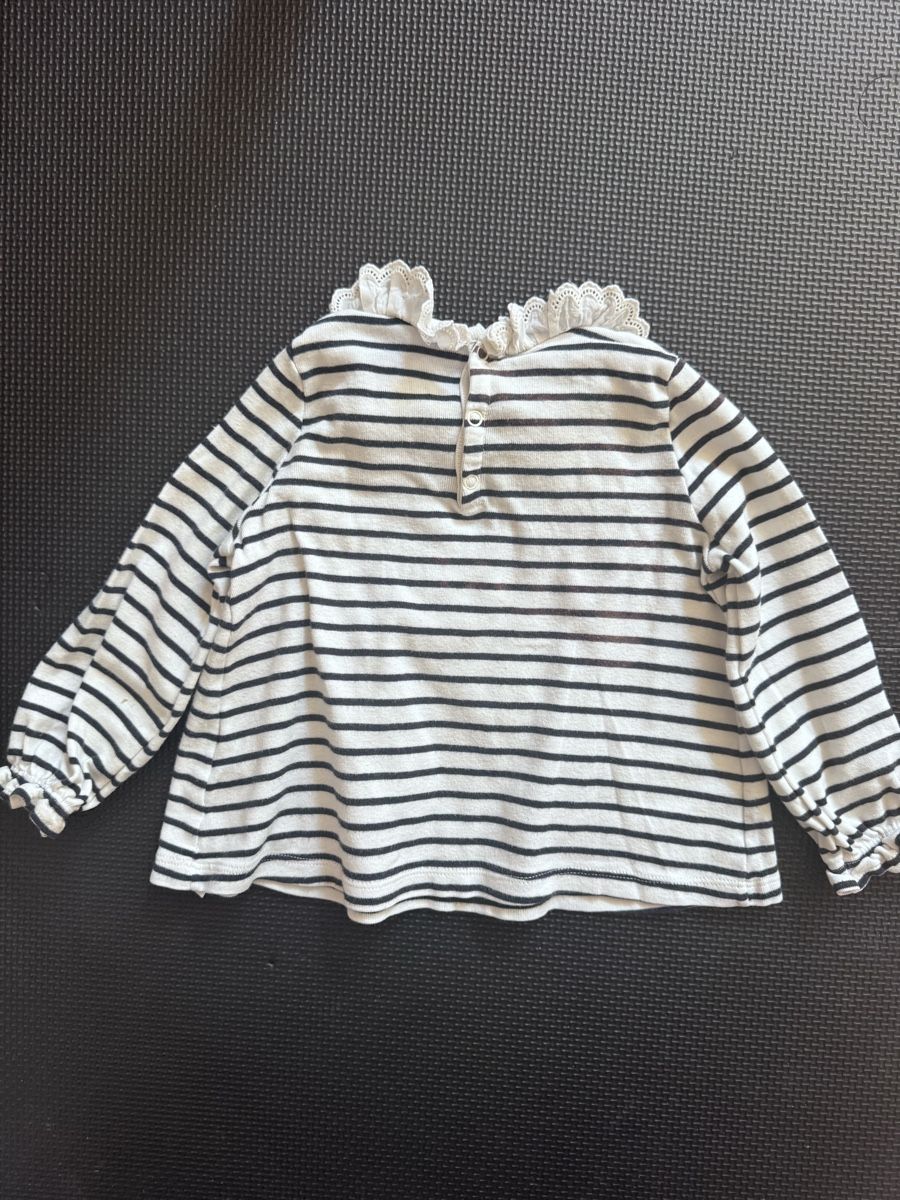 Petit Bateau Camicette, T-shirt & Top: Petit Bateau Langarmtop Spitze & Puffärmel | 18M – Usato da Zumikon venduto da pobeda.london 1