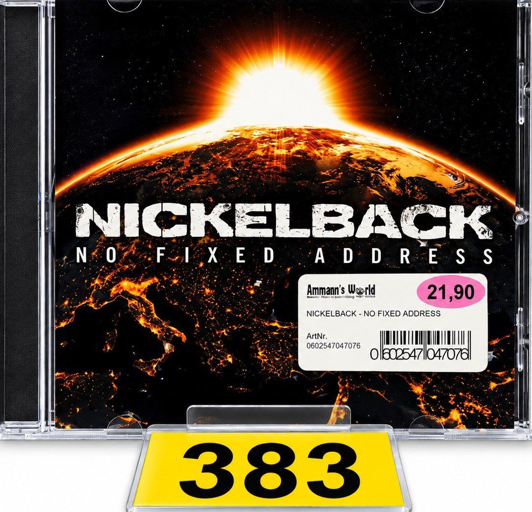 CD: CD Nickelback "No Fixed Address", Nr. 383 – Nuovo e nell'imballaggio originale da Kottwil venduto da Crazyrolf