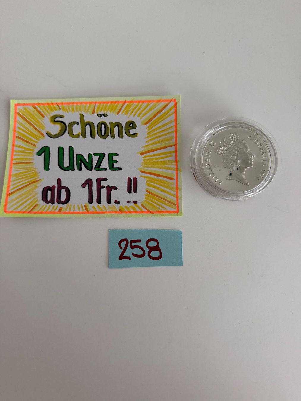 Tutti le monete: Schöne Unze ab 1.- Fr. – Usato da Engi venduto da kasi09