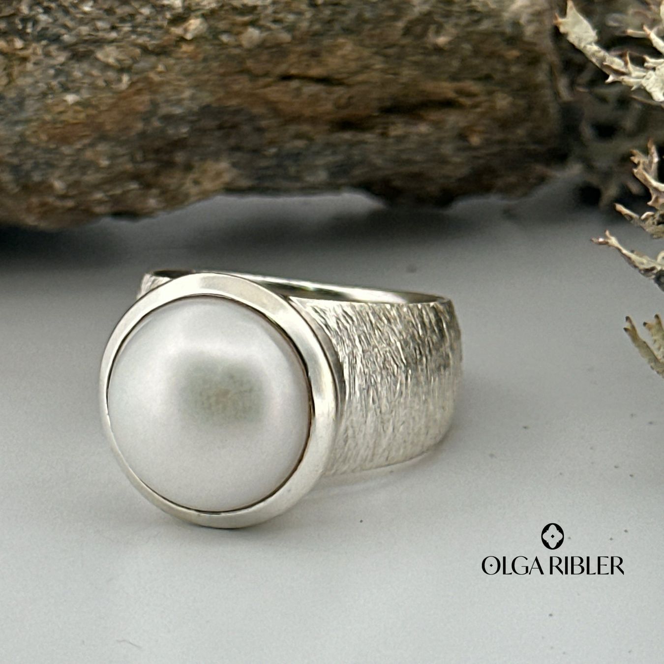 Olga Ribler Anelli: Silber Ring 925 mit Perle Grösse 59 – Nuovo (secondo la descrizione) da Luzern venduto da Schmuckoutlet 5