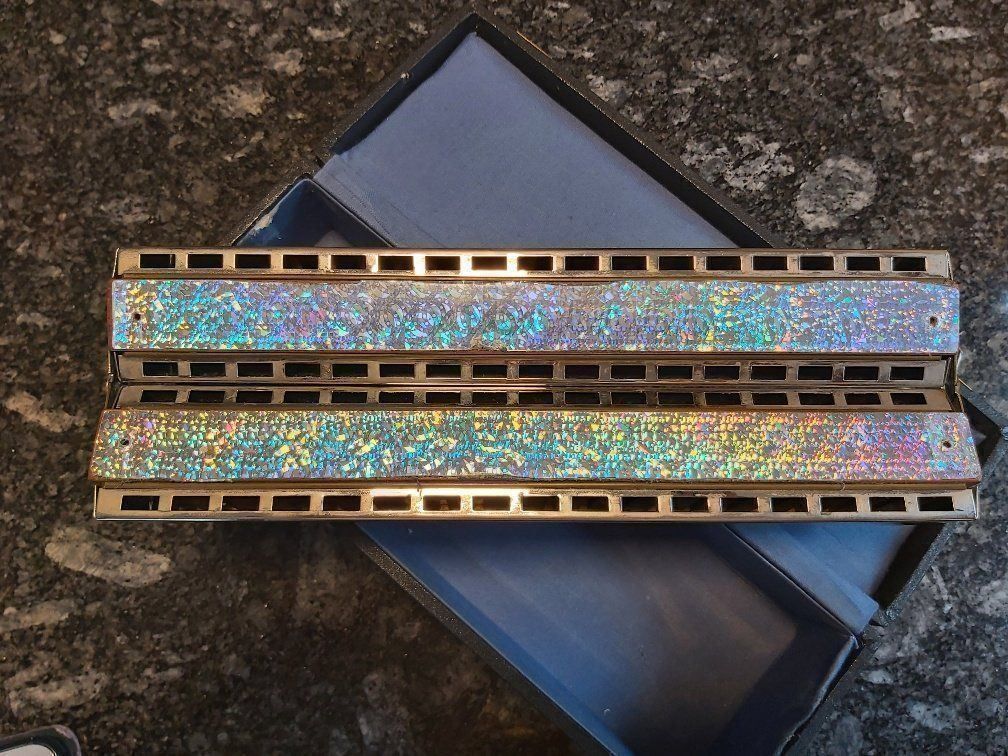 Hohner Strumenti musicali: Bass Mundharmonika "Hohner's Chromatica" – Usato da Kirchleerau venduto da hop82 3