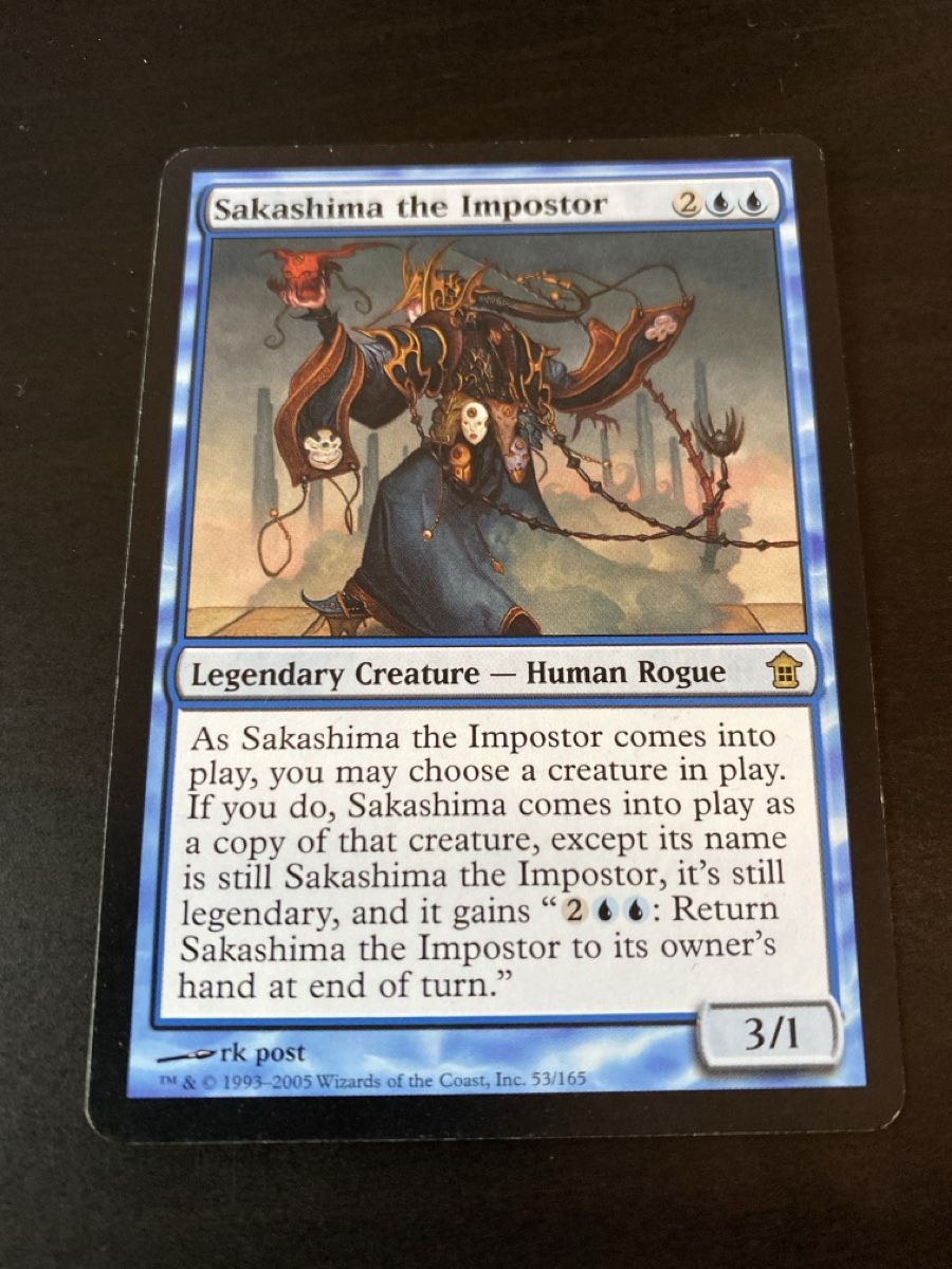 Magic The Gathering Sammelbilder & Trading cards: Sakashima the Impostor – Gebraucht aus Oberglatt ZH von Finlandia1