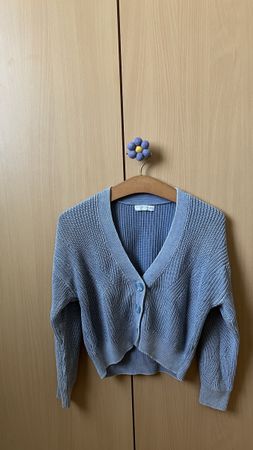hellblauer Cardigan