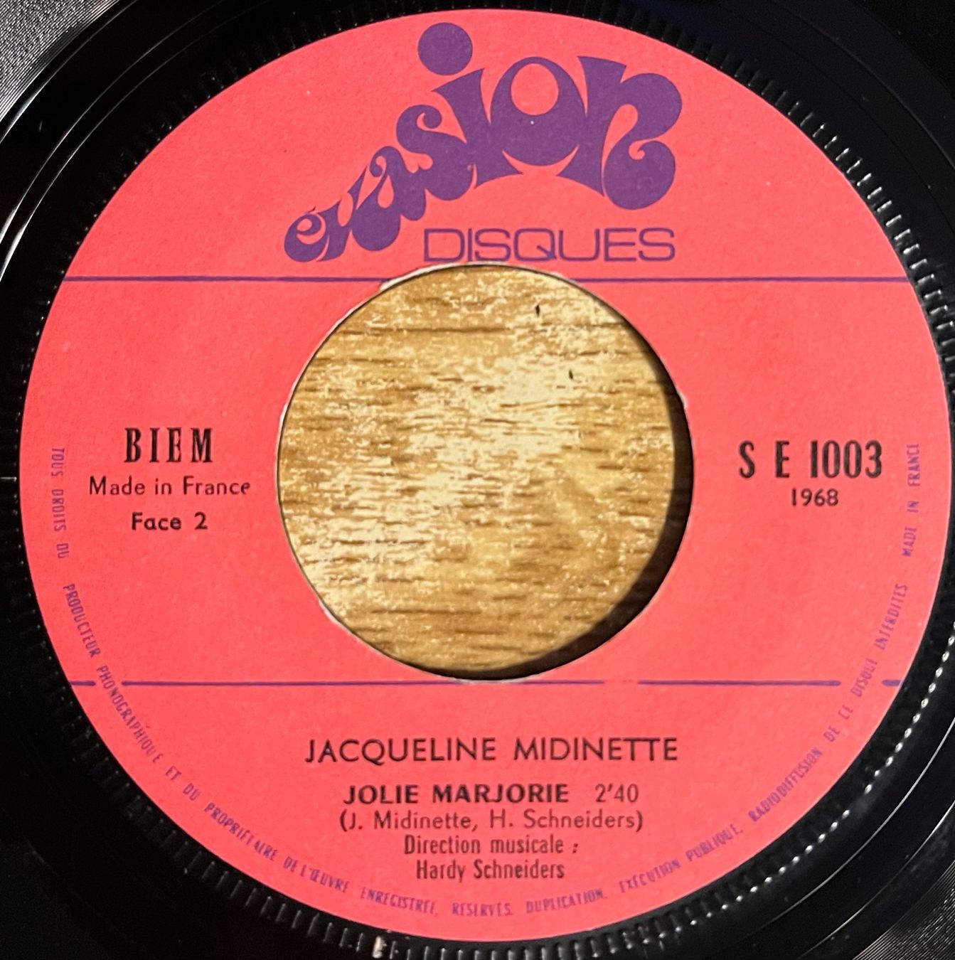 Schallplatten: JACQUELINE MIDINETTE - N'EMBRASSE PAS – Gebraucht aus Bussigny von vinyl-pas-cher 3