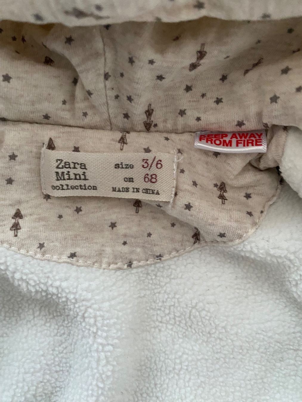 Zara Completi: Zara Mini 68 Overall im Teddylook Fleece – Usato da Trachslau venduto da M_Schmid81 4