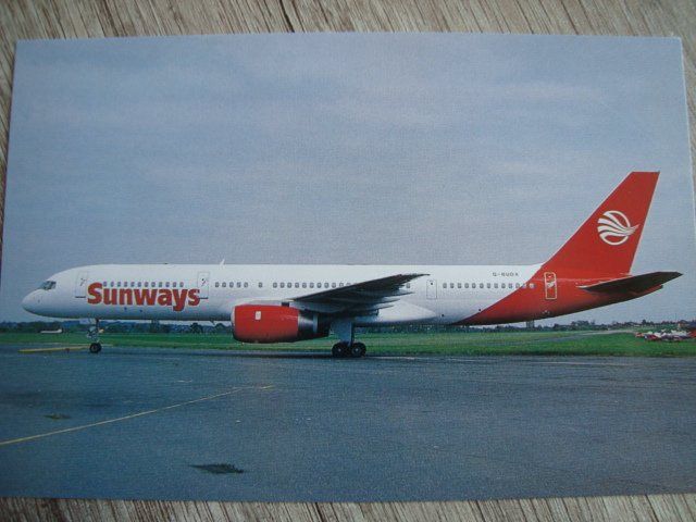 Cartes postales: Sunways Boeing 757-236 G-BUDX – Neuf avec emballage d'origine à Thun par Abigboss