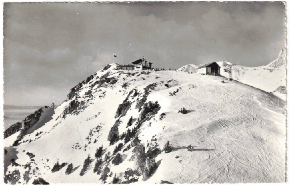 Cartes postales: Leysin - Berneuse mit Restaurant + Gondelbahn – D'occasion à Binningen par Mountainrider