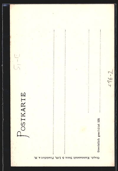 Cartoline postali: Stuttgart, Fliegender Herr über dem alt – Usato da Berlin venduto da bartko-reher 1