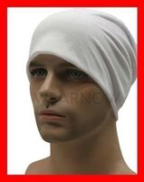 Beanie Mütze Kappe Cap WEISS WHITE Winterkappe Hut dünn