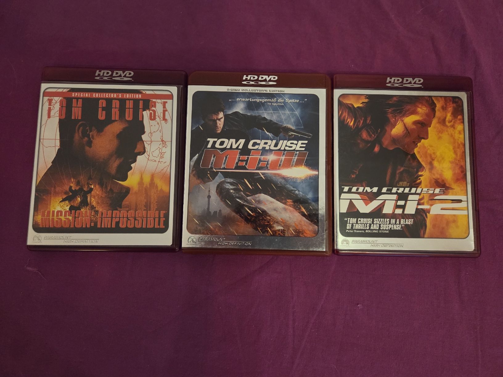 Tutti i DVDs: M:I: 1-3 in HD – Usato da Burgdorf venduto da tamaraw03