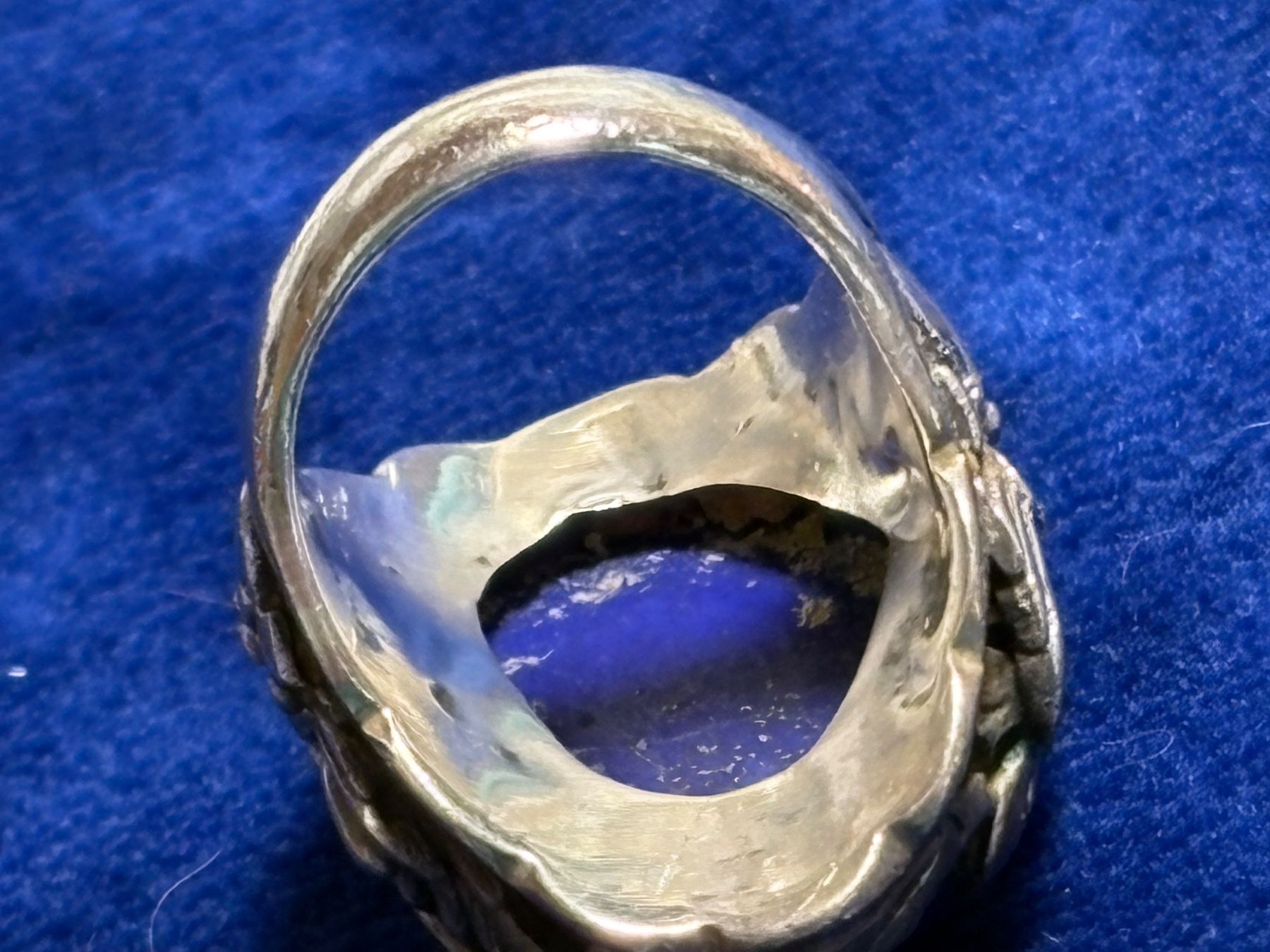 Ringe: Wunderschöner Silberring mit Lapis, Grösse 15, also 17.2 Mil – Gebraucht aus St. Peterzell von verena40 2