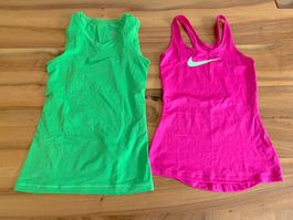 NIKE Dry Fit und Pro 2 Neon Sport Top Sportshirt Gr. XS *NEU