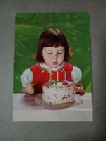 AK Italien Buon Compleanno Mädchen Vintage