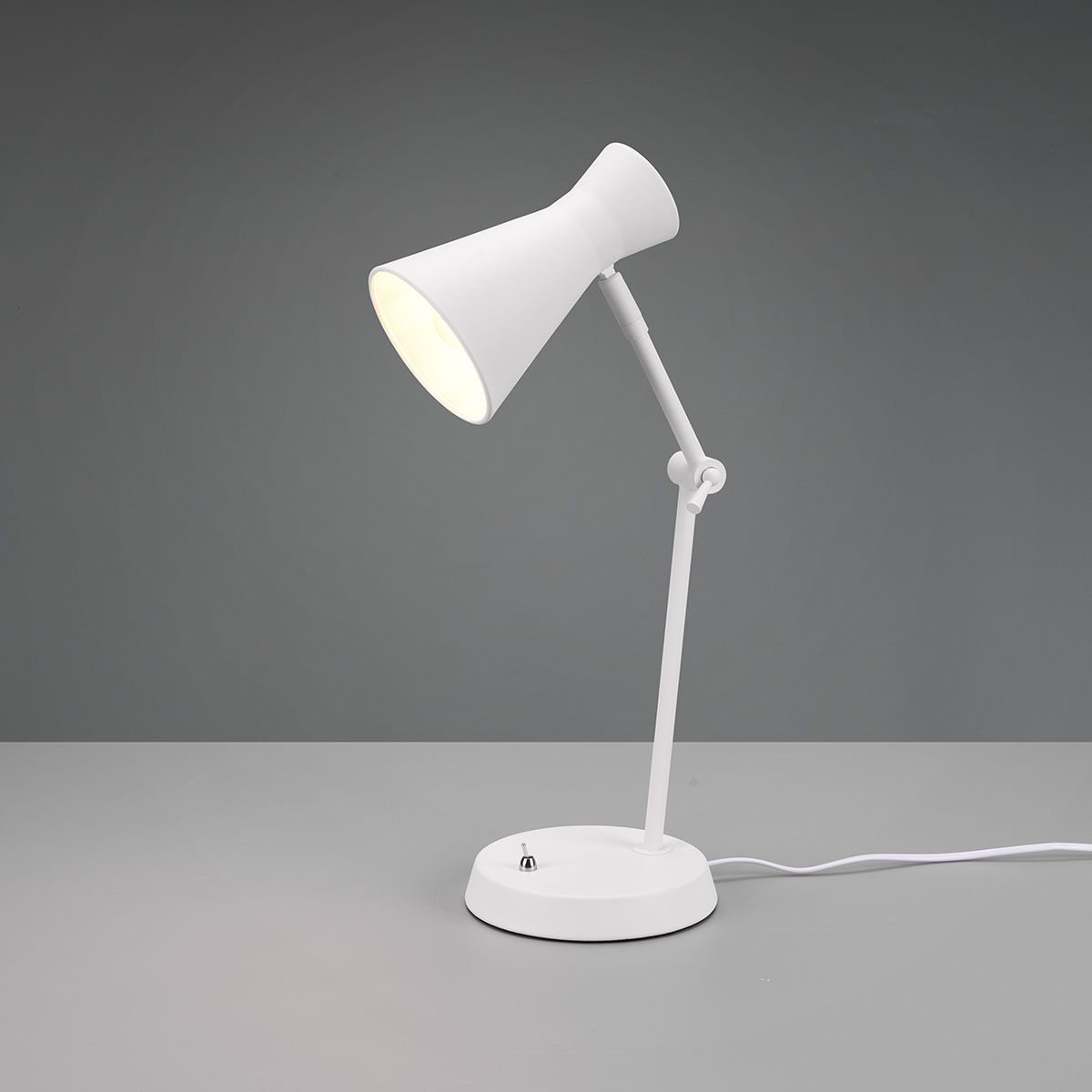 Lampade: Tischleuchte, Weiss, 50 cm Höhe – Nuovo (secondo la descrizione) da Kreuzlingen venduto da Smart-Light 1