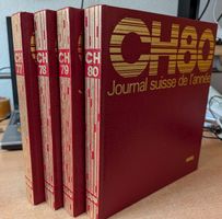 Journal Suisse de l'année CH77, CH78, CH79; CH80 - 20x21,5cm