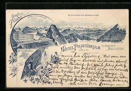 Litho Pilatus, Hotel Pilatuskulm, Berner