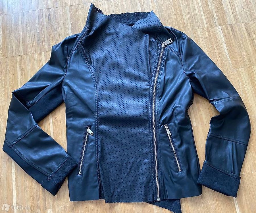 Giacche: Eco Leder Jacke Blouson schwarz Gr. S 36 – Usato da Bottmingen venduto da pao_22jx