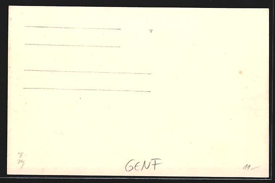 Cartoline postali: AK Geneve, Promenade de la Treille – Usato da Berlin venduto da bartko-reher 1