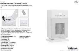Keramik-Heizung mit Befeuchter - KA-5266